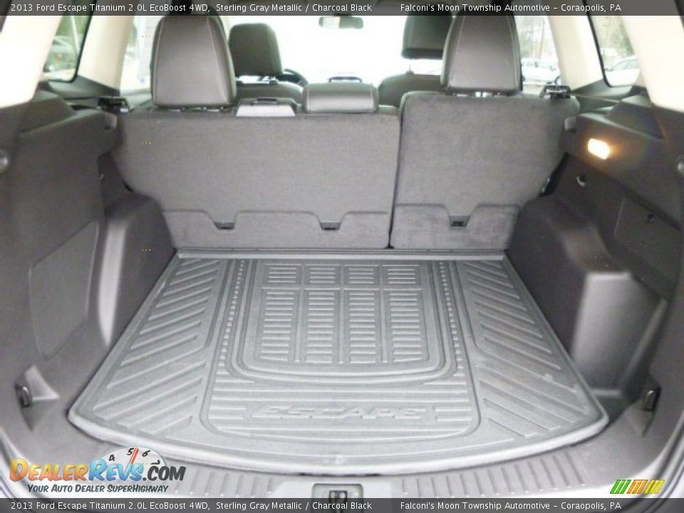 2013 Ford Escape Titanium 2.0L EcoBoost 4WD Sterling Gray Metallic / Charcoal Black Photo #13