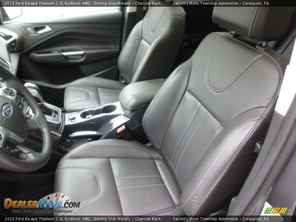 2013 Ford Escape Titanium 2.0L EcoBoost 4WD Sterling Gray Metallic / Charcoal Black Photo #14