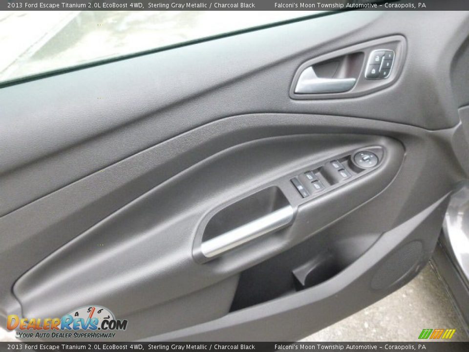 2013 Ford Escape Titanium 2.0L EcoBoost 4WD Sterling Gray Metallic / Charcoal Black Photo #18