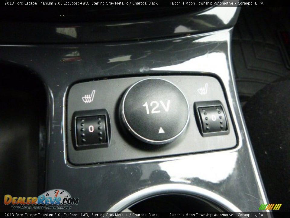 2013 Ford Escape Titanium 2.0L EcoBoost 4WD Sterling Gray Metallic / Charcoal Black Photo #22