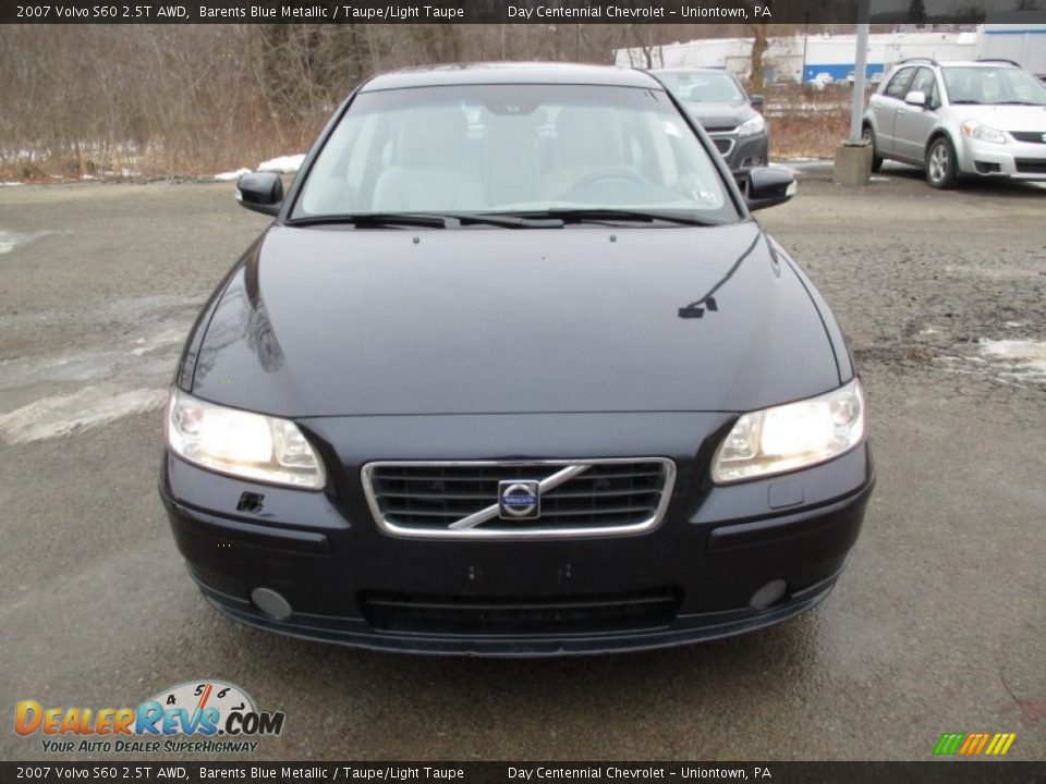 2007 Volvo S60 2.5T AWD Barents Blue Metallic / Taupe/Light Taupe Photo #13