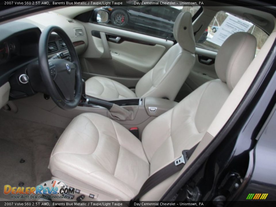 Taupe/Light Taupe Interior - 2007 Volvo S60 2.5T AWD Photo #22