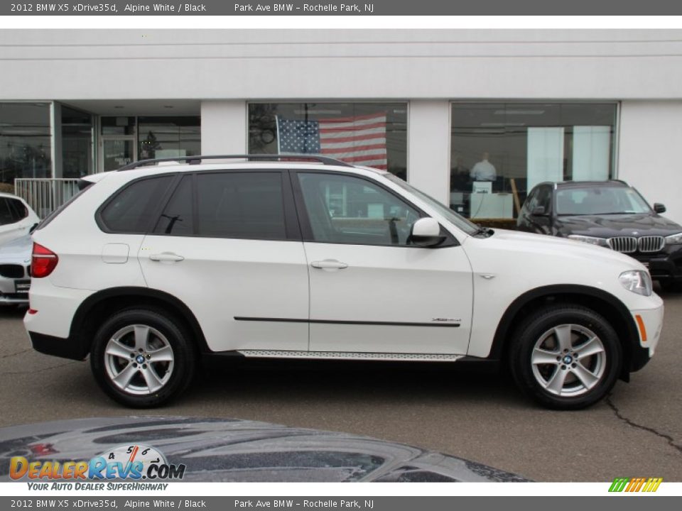 2012 BMW X5 xDrive35d Alpine White / Black Photo #2