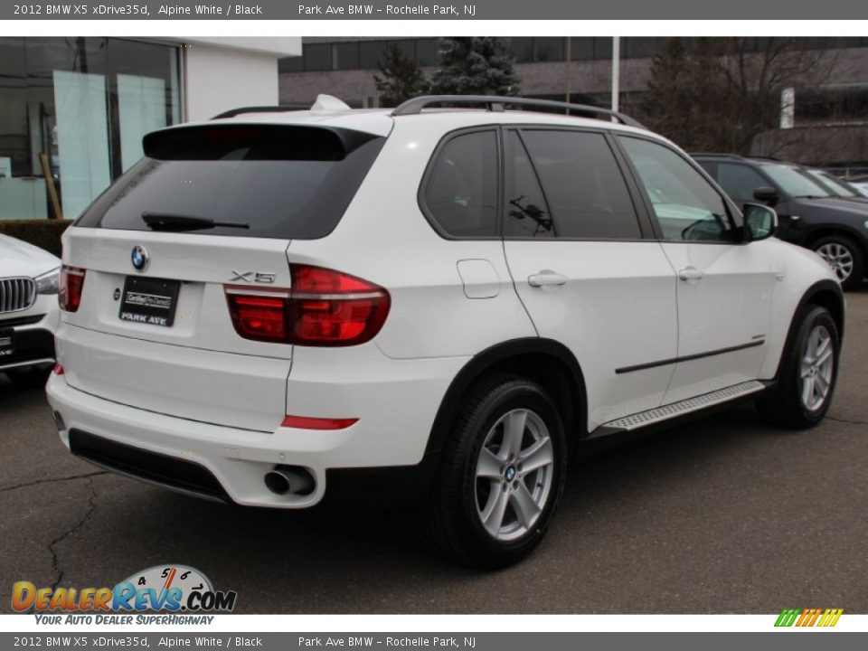 2012 BMW X5 xDrive35d Alpine White / Black Photo #3
