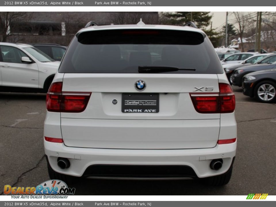 2012 BMW X5 xDrive35d Alpine White / Black Photo #4