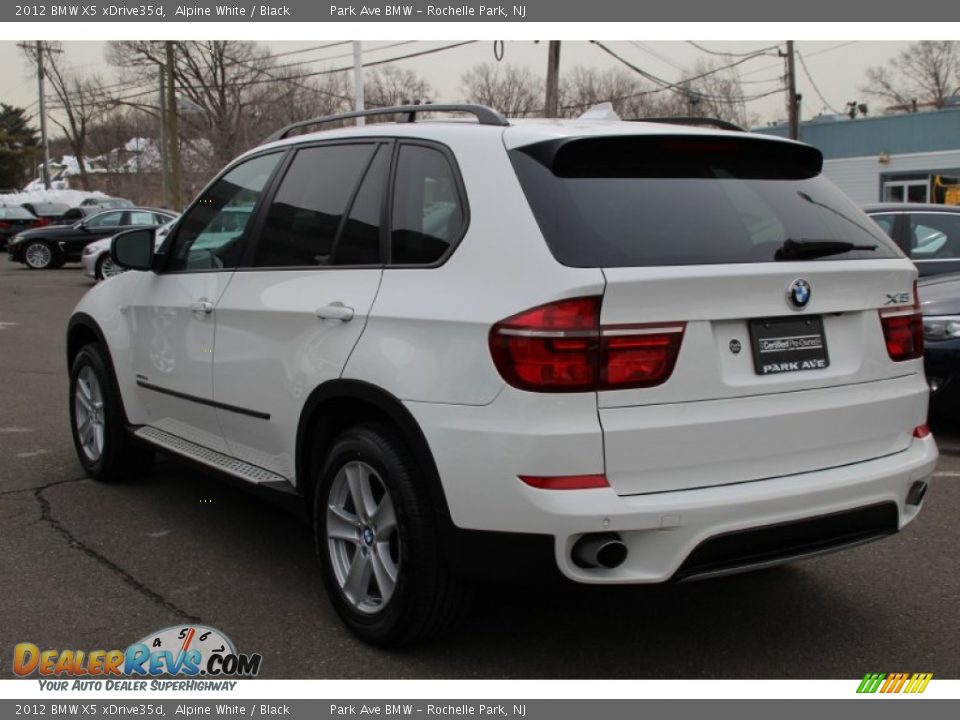 2012 BMW X5 xDrive35d Alpine White / Black Photo #5