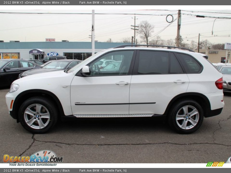 2012 BMW X5 xDrive35d Alpine White / Black Photo #6