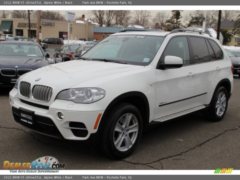 2012 BMW X5 xDrive35d Alpine White / Black Photo #7