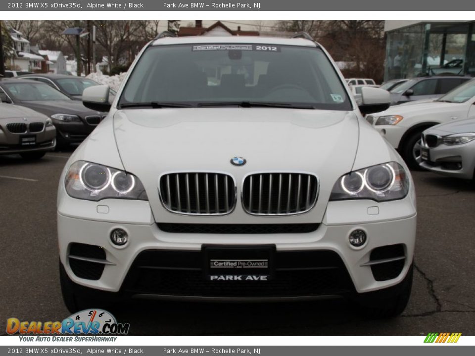 2012 BMW X5 xDrive35d Alpine White / Black Photo #8