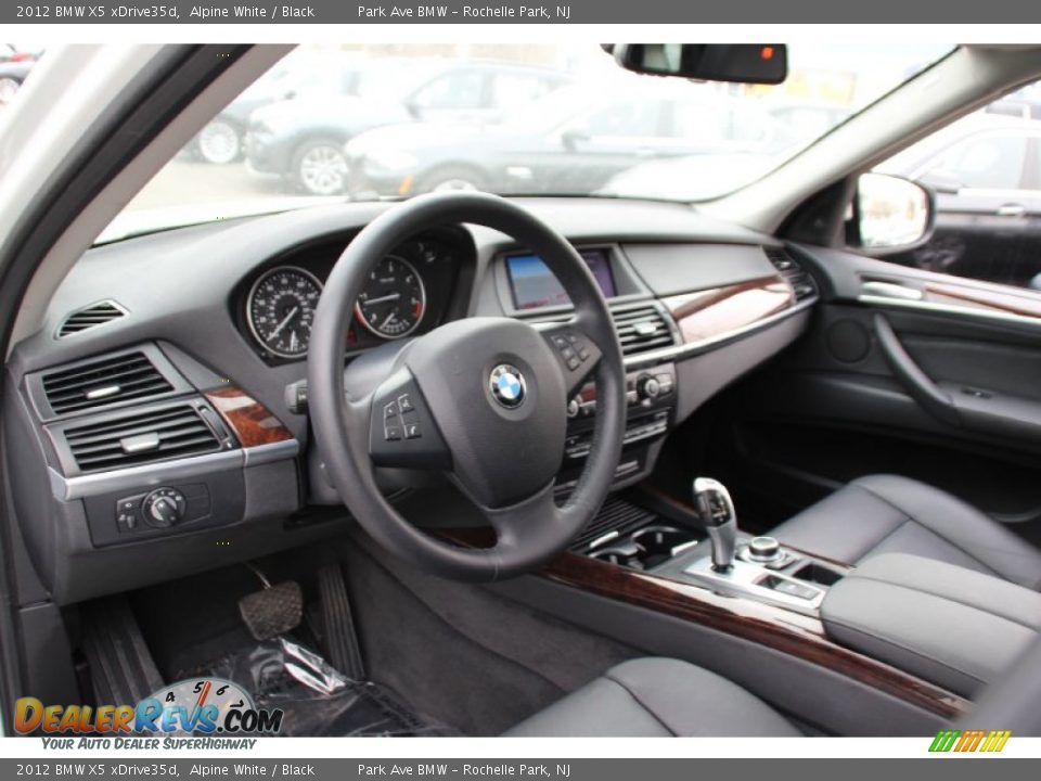 2012 BMW X5 xDrive35d Alpine White / Black Photo #11