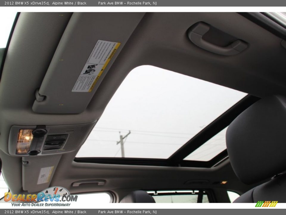 2012 BMW X5 xDrive35d Alpine White / Black Photo #15