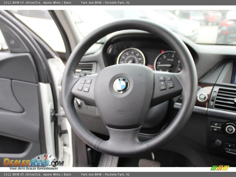 2012 BMW X5 xDrive35d Alpine White / Black Photo #19