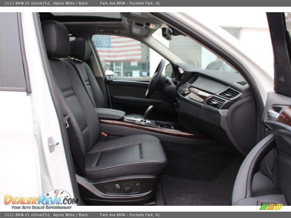 2012 BMW X5 xDrive35d Alpine White / Black Photo #30