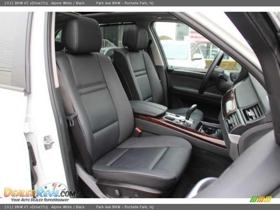2012 BMW X5 xDrive35d Alpine White / Black Photo #31