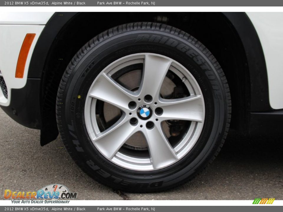 2012 BMW X5 xDrive35d Alpine White / Black Photo #34