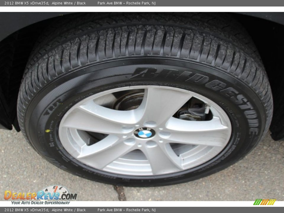 2012 BMW X5 xDrive35d Alpine White / Black Photo #35