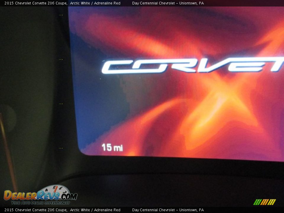 2015 Chevrolet Corvette Z06 Coupe Arctic White / Adrenaline Red Photo #20