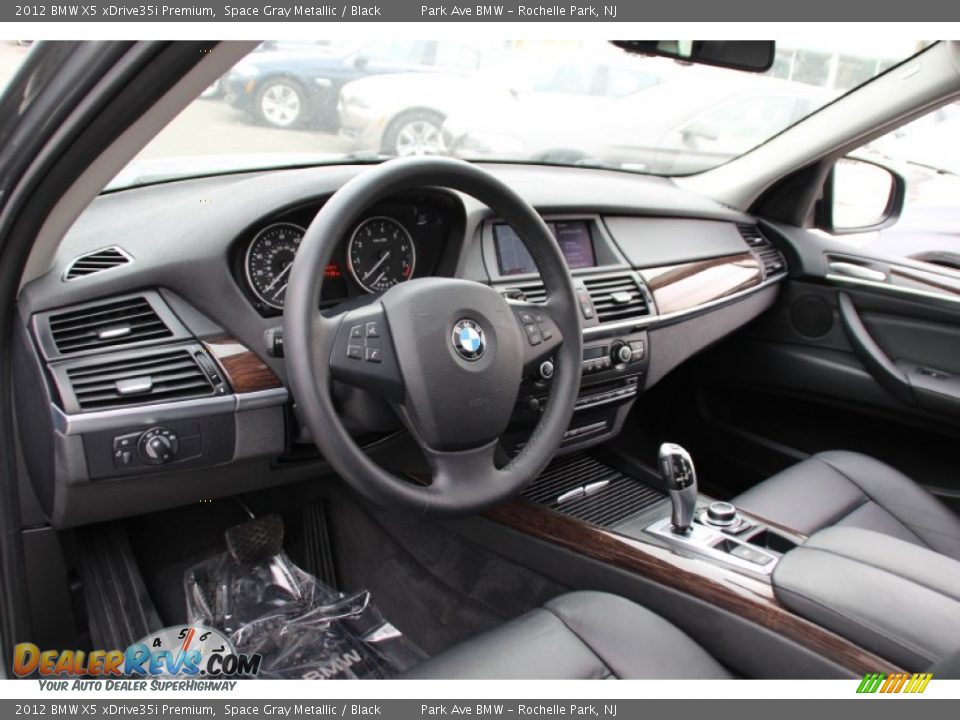 2012 BMW X5 xDrive35i Premium Space Gray Metallic / Black Photo #11