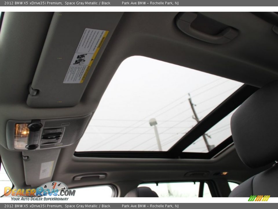 2012 BMW X5 xDrive35i Premium Space Gray Metallic / Black Photo #15