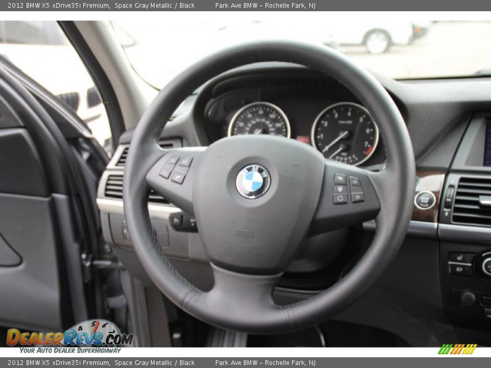 2012 BMW X5 xDrive35i Premium Space Gray Metallic / Black Photo #19