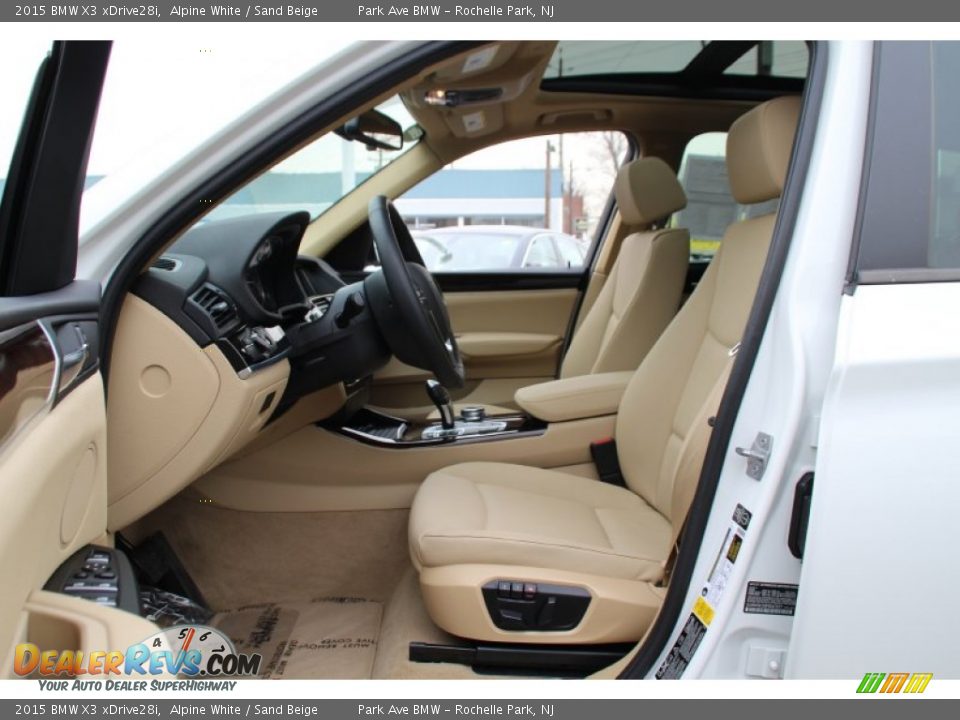 Front Seat of 2015 BMW X3 xDrive28i Photo #12