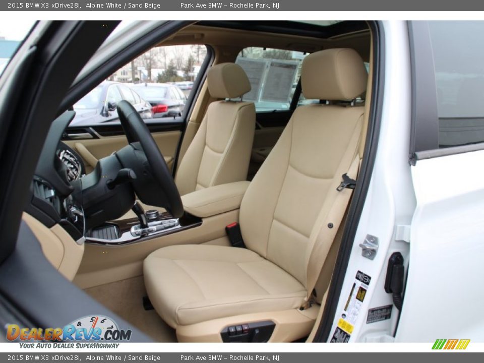 Front Seat of 2015 BMW X3 xDrive28i Photo #14