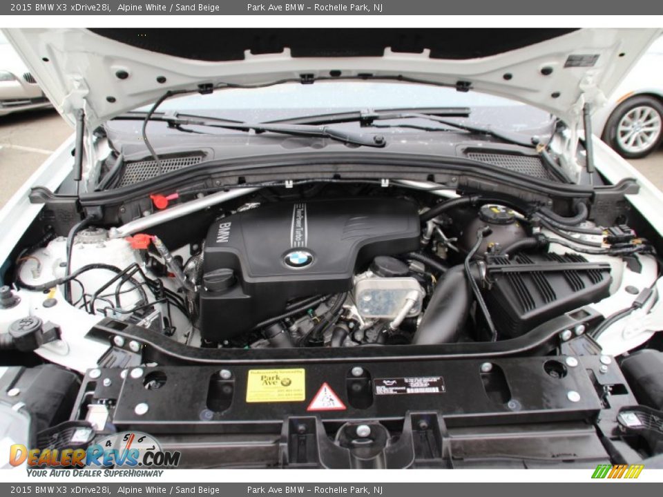 2015 BMW X3 xDrive28i 2.0 Liter TwinPower Turbocharged DI DOHC 16-Valve VVT 4 Cylinder Engine Photo #31