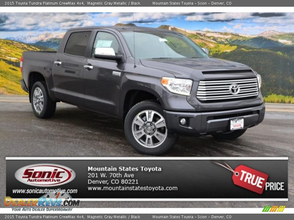2015 Toyota Tundra Platinum CrewMax 4x4 Magnetic Gray Metallic / Black Photo #1