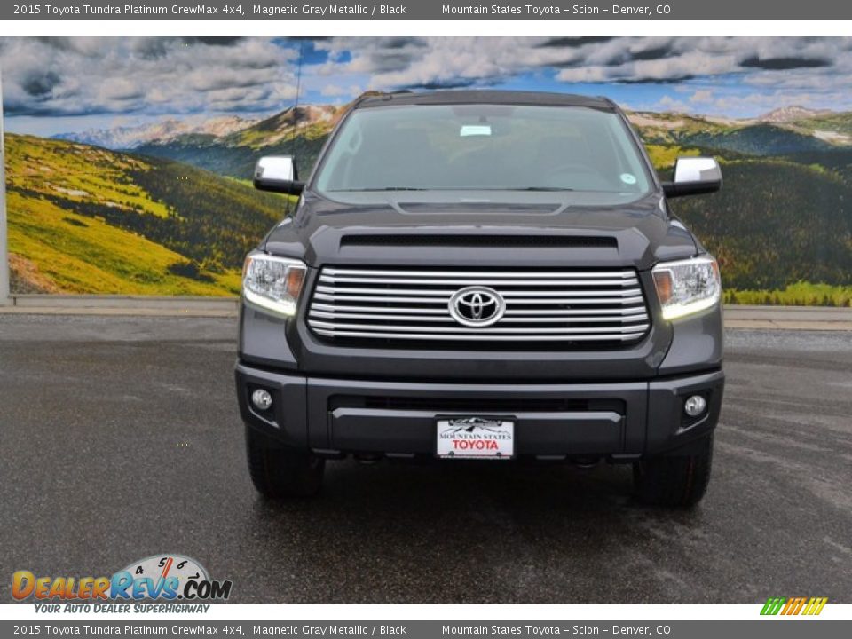 2015 Toyota Tundra Platinum CrewMax 4x4 Magnetic Gray Metallic / Black Photo #2