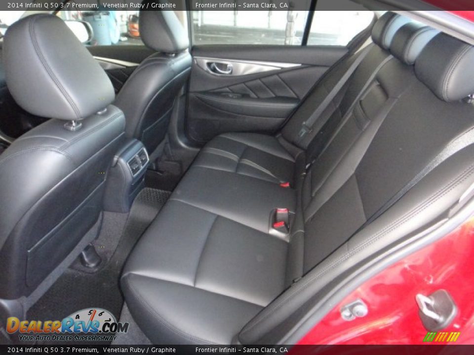 Rear Seat of 2014 Infiniti Q 50 3.7 Premium Photo #11