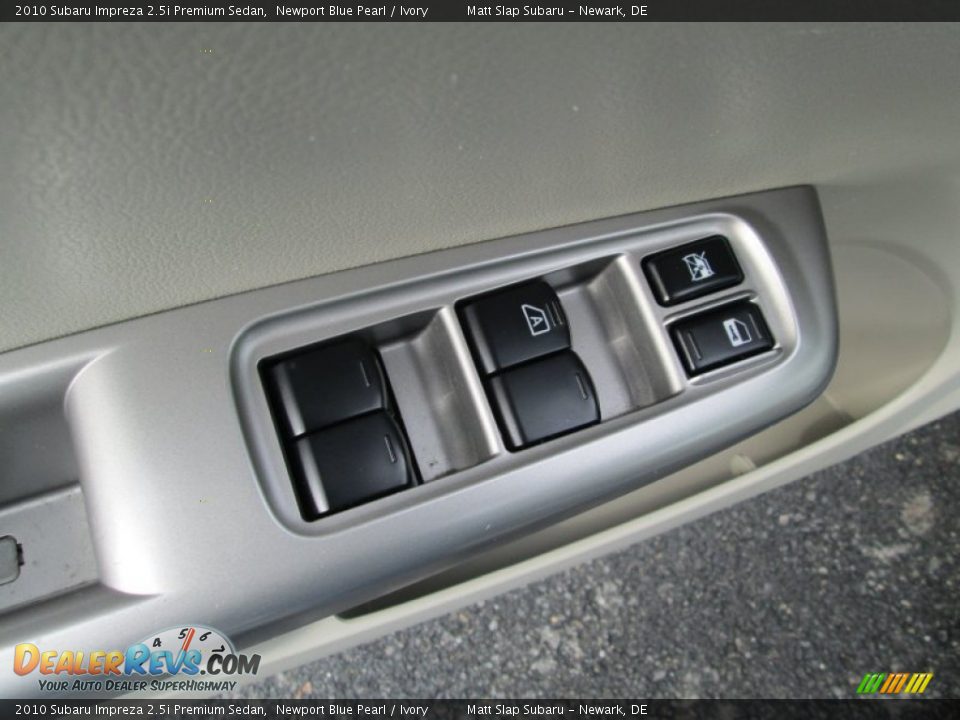 2010 Subaru Impreza 2.5i Premium Sedan Newport Blue Pearl / Ivory Photo #13