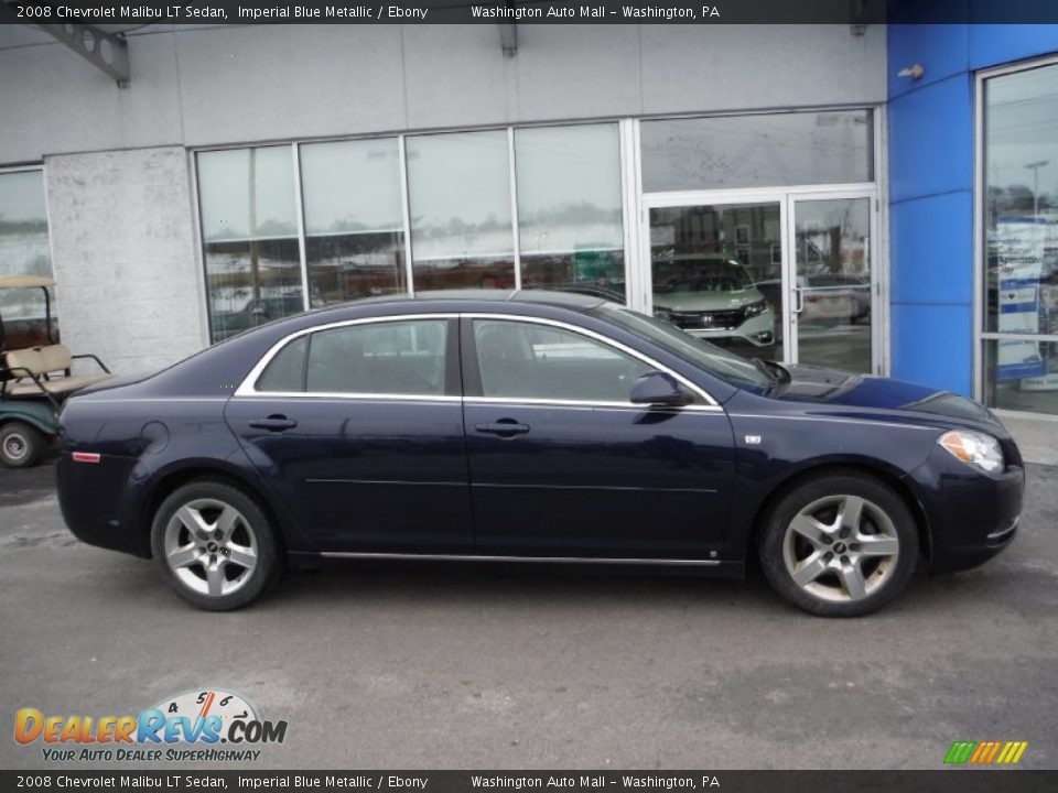 2008 Chevrolet Malibu LT Sedan Imperial Blue Metallic / Ebony Photo #2