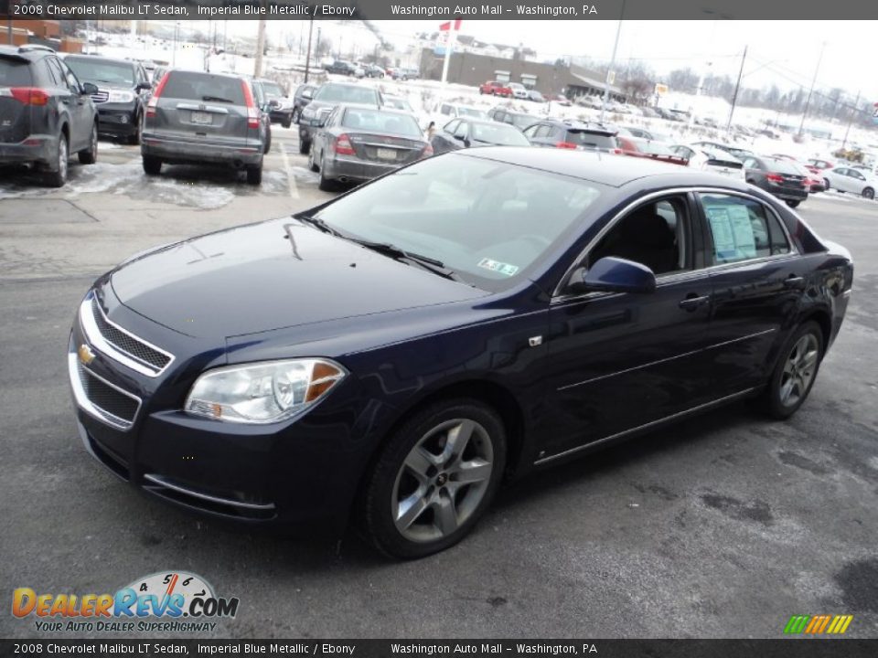 2008 Chevrolet Malibu LT Sedan Imperial Blue Metallic / Ebony Photo #4
