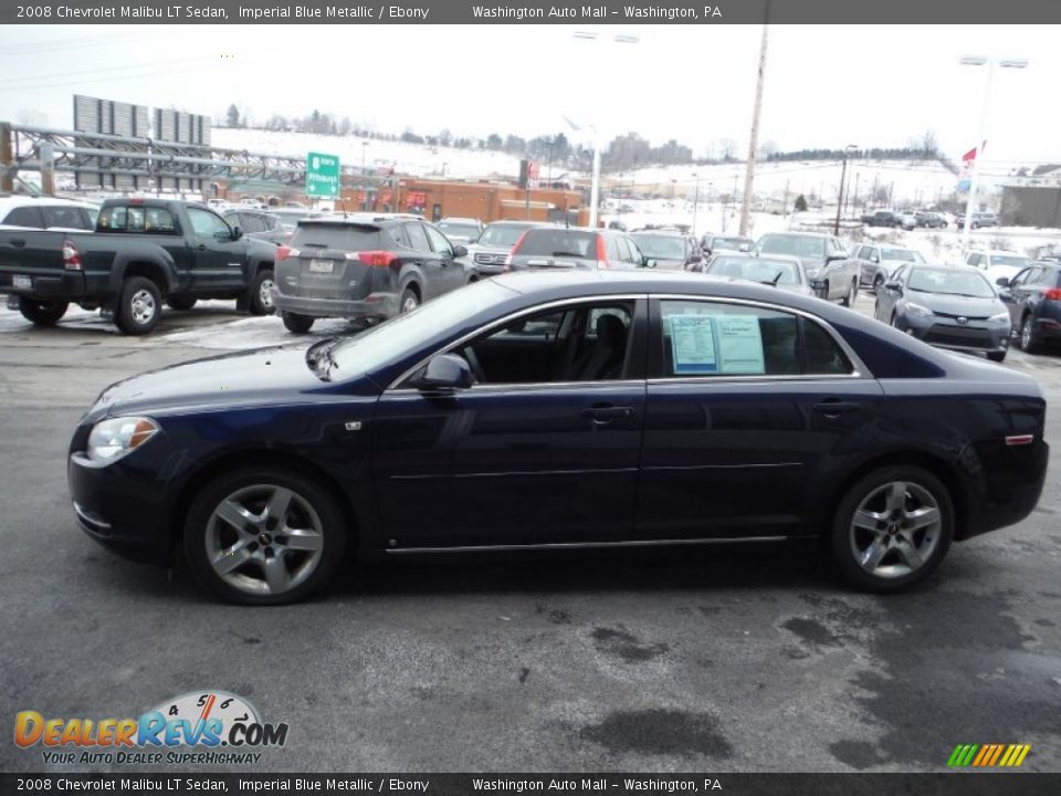 2008 Chevrolet Malibu LT Sedan Imperial Blue Metallic / Ebony Photo #5