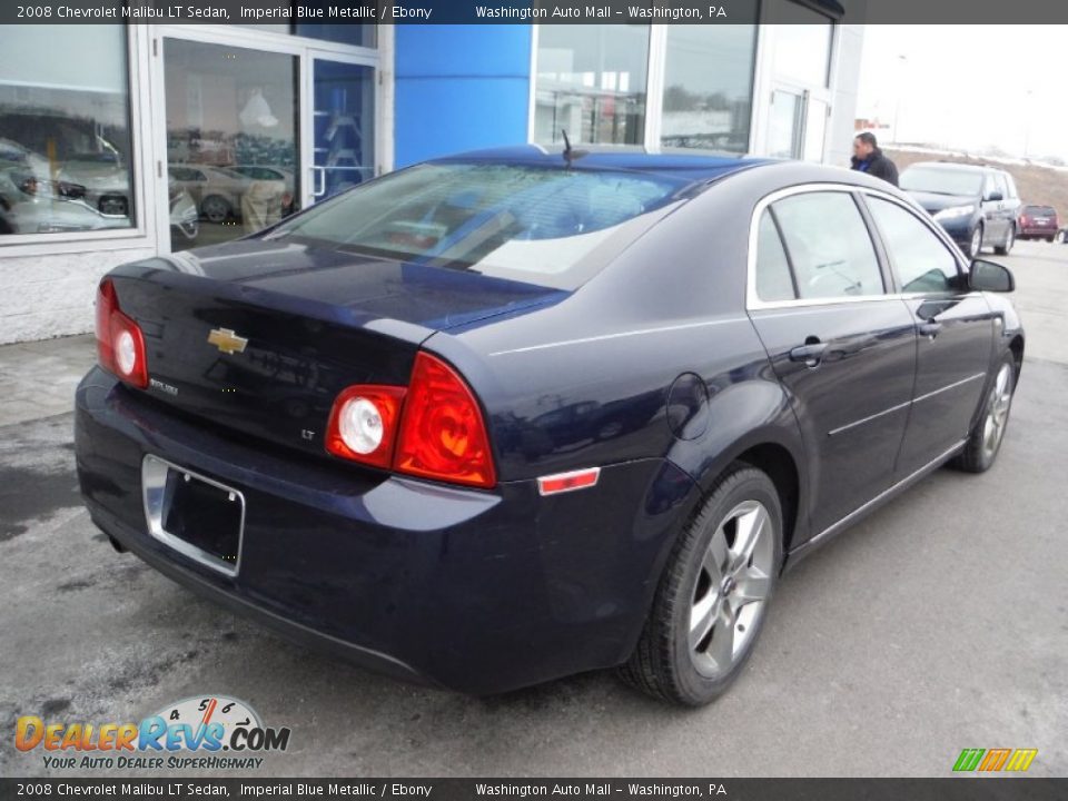 2008 Chevrolet Malibu LT Sedan Imperial Blue Metallic / Ebony Photo #8