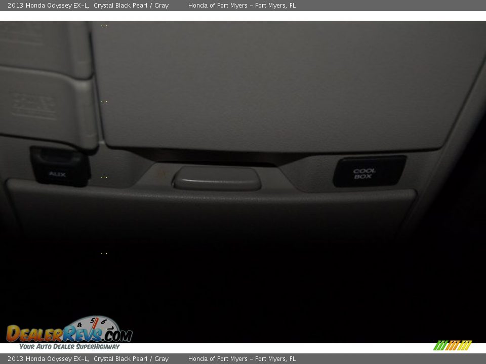 2013 Honda Odyssey EX-L Crystal Black Pearl / Gray Photo #20