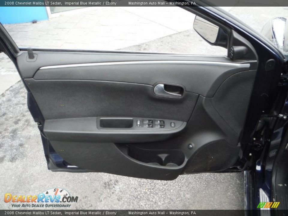 2008 Chevrolet Malibu LT Sedan Imperial Blue Metallic / Ebony Photo #10