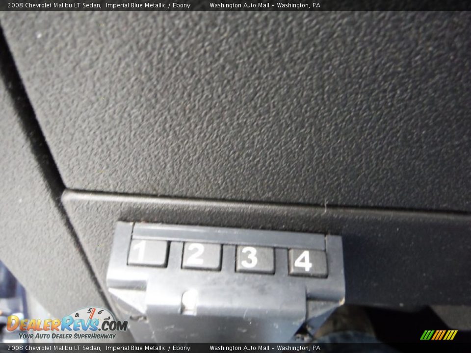 2008 Chevrolet Malibu LT Sedan Imperial Blue Metallic / Ebony Photo #13