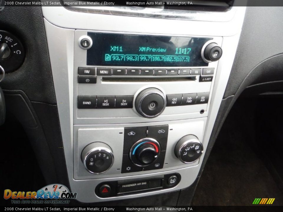 2008 Chevrolet Malibu LT Sedan Imperial Blue Metallic / Ebony Photo #14