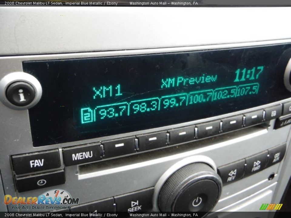 2008 Chevrolet Malibu LT Sedan Imperial Blue Metallic / Ebony Photo #15