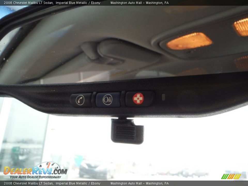 2008 Chevrolet Malibu LT Sedan Imperial Blue Metallic / Ebony Photo #16