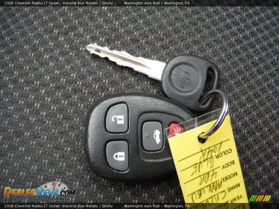 2008 Chevrolet Malibu LT Sedan Imperial Blue Metallic / Ebony Photo #18