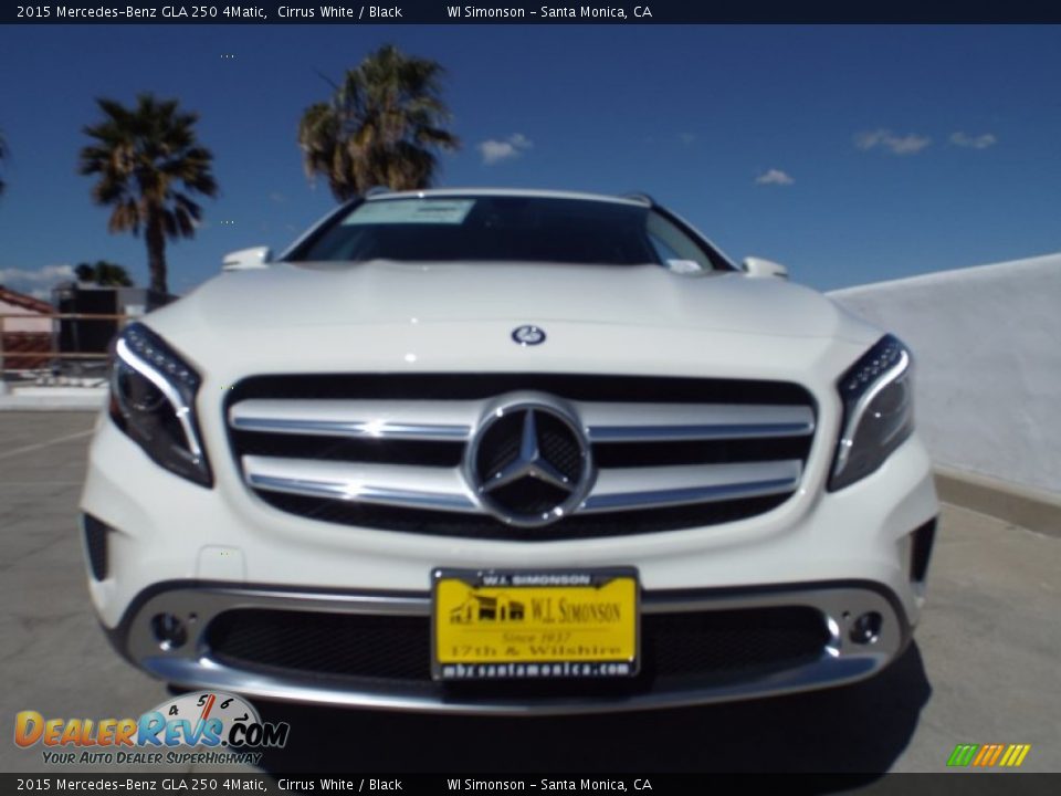 2015 Mercedes-Benz GLA 250 4Matic Cirrus White / Black Photo #2
