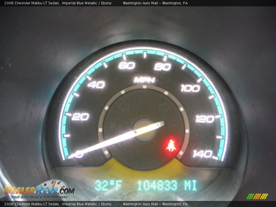 2008 Chevrolet Malibu LT Sedan Imperial Blue Metallic / Ebony Photo #20