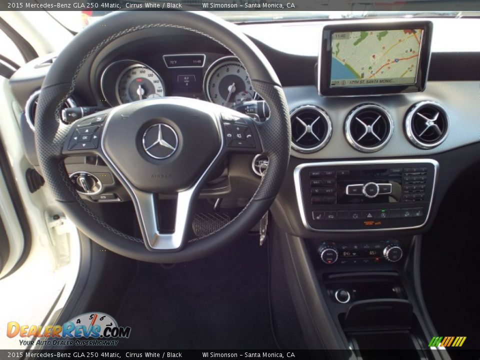 2015 Mercedes-Benz GLA 250 4Matic Cirrus White / Black Photo #9