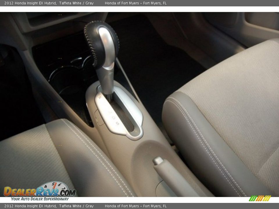 2012 Honda Insight EX Hybrid Taffeta White / Gray Photo #15