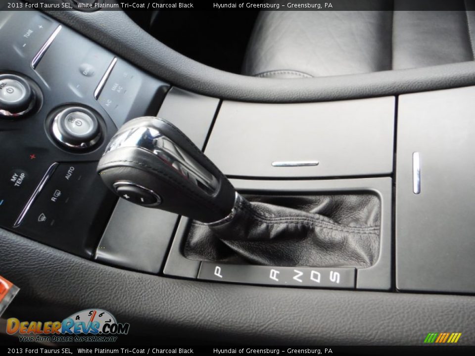2013 Ford Taurus SEL White Platinum Tri-Coat / Charcoal Black Photo #18