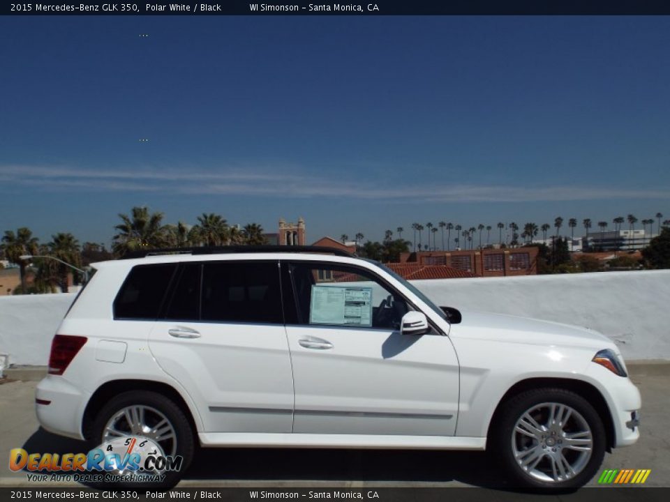 2015 Mercedes-Benz GLK 350 Polar White / Black Photo #3