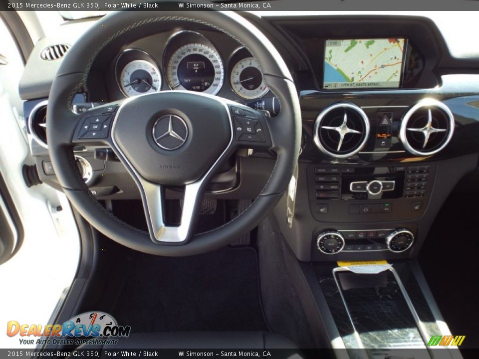 2015 Mercedes-Benz GLK 350 Polar White / Black Photo #9