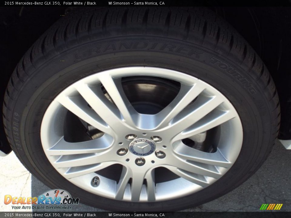 2015 Mercedes-Benz GLK 350 Polar White / Black Photo #10
